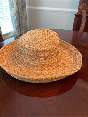 Helen Kaminski Natural Tan Braided Straw Hat